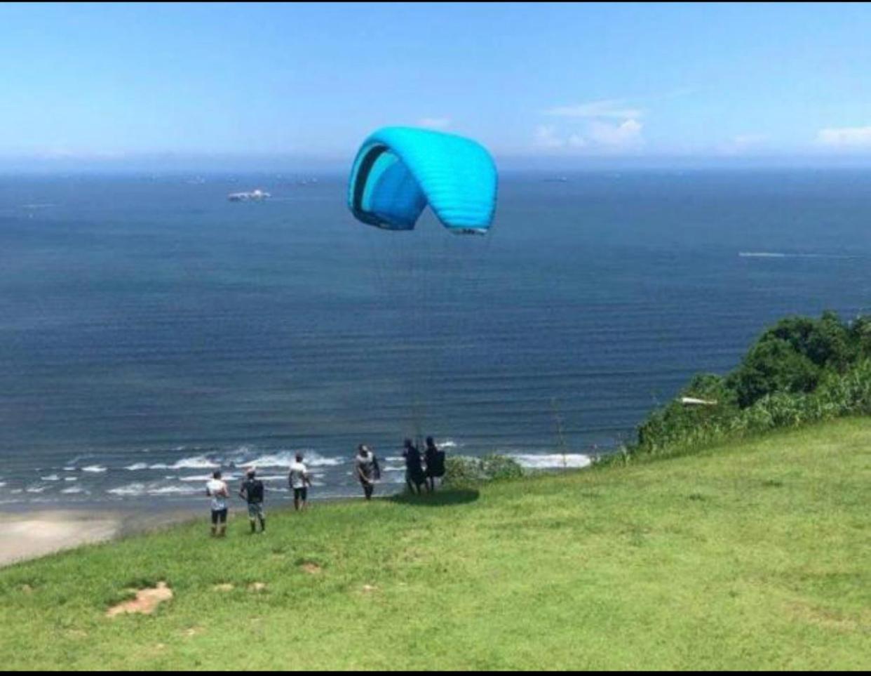 São VicenteSeu Ap Na Praia公寓 外观 照片